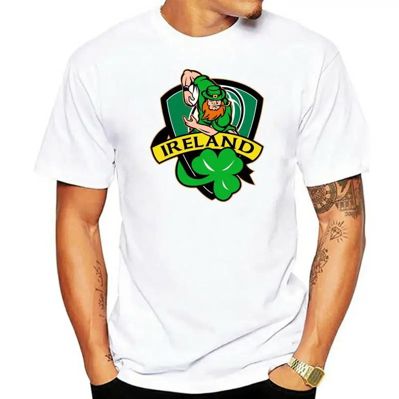 Irish Rugby Supporters T-Shirt 6 Nations Ireland T Shirt Customized Letters Pride T Shirt Men New Discount Tshirt Loose Size