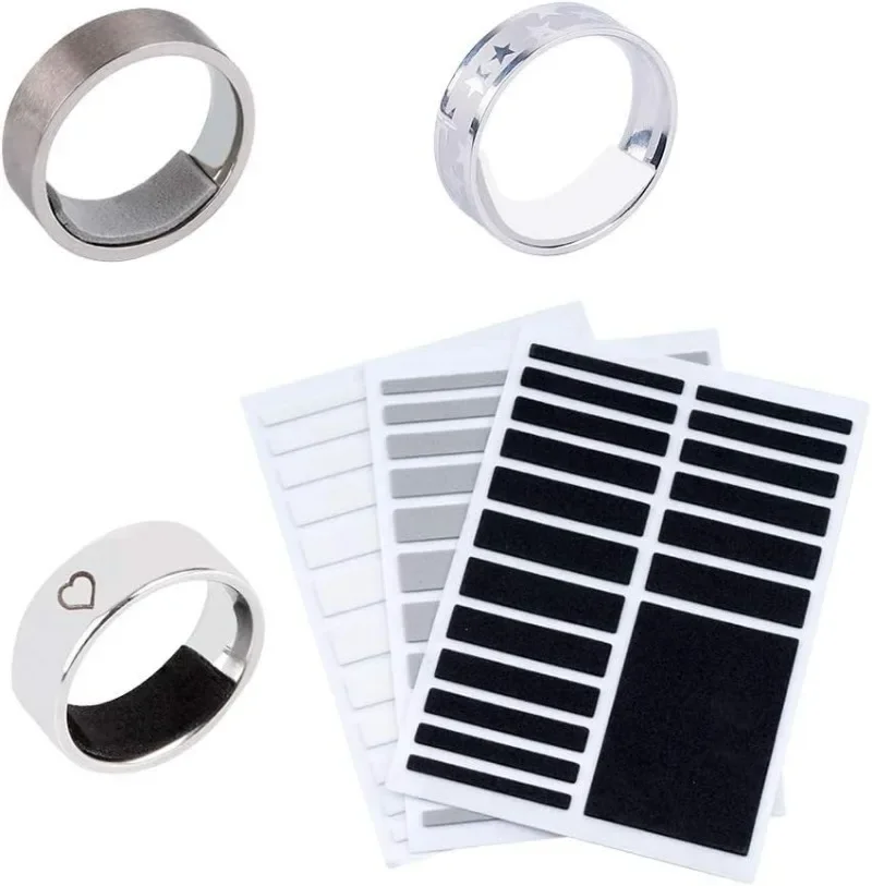 Invisible Ring Size Adjust Stickers Pad for Big Loose Ring Fixed Tightener Size Reducer Resizing Ring Jewelry Tools Accessries