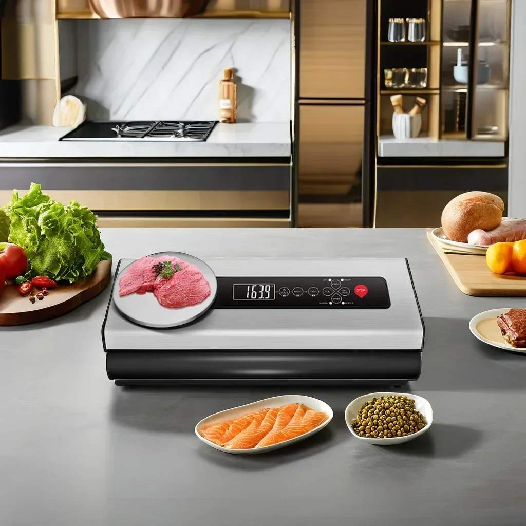 

Factory's New Portable 12V Outdoor Charging System Eco-Friendly Digital Scale Handheld Kitchen Vacuum Food Sealers