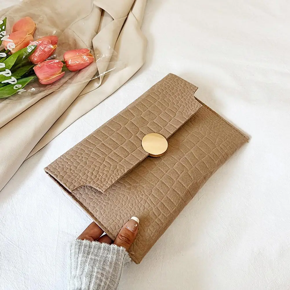 Small Shape Clutch Elegant Envelope Clutch Bag with Magnet Closure Capacity Portable Handbag for Women Lightweight for Coin