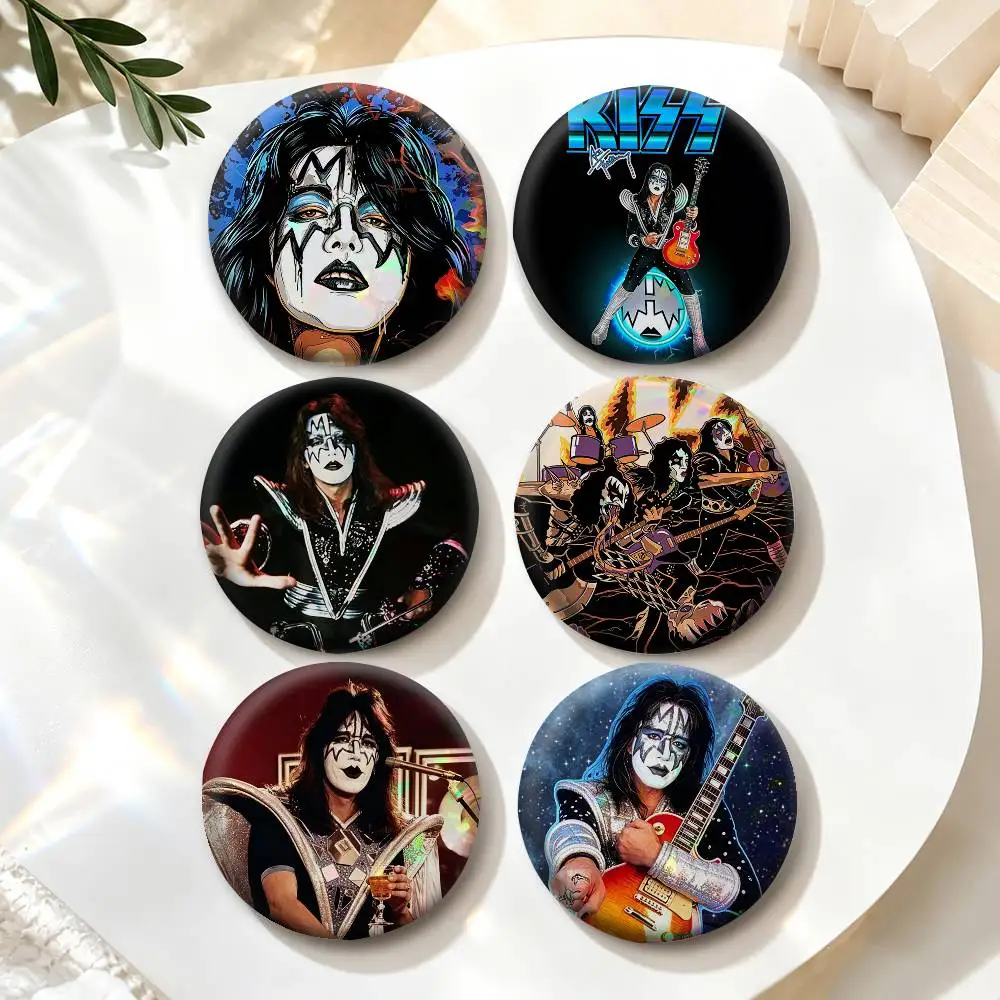 A-Ace Frehley Spaceman  Badges Creative Tinplate Button PinsBrooch Badge Clothes Backpack