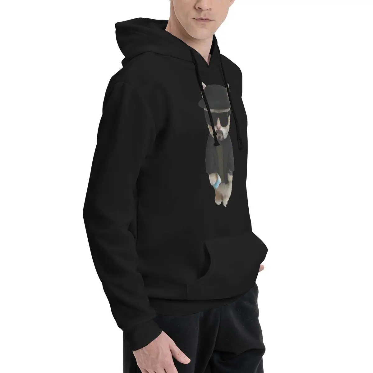 Walter White Heisenberg Kitty For Sale Couples Plus Velvet Hooded Sweater Cute Top quality With hood Hoodie Activity competition