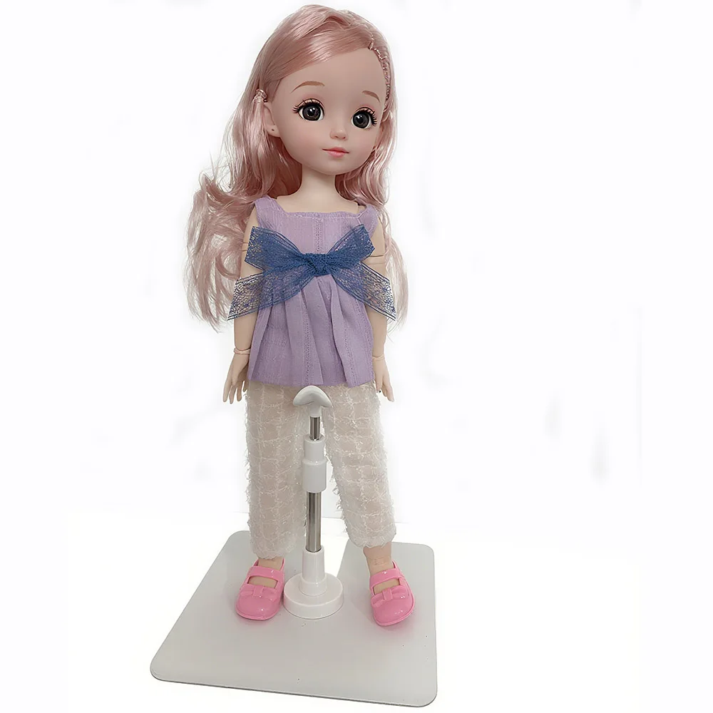 Universal 30cm Doll Stand Stainless Steel Display Adjustable Holder Dolls Accessories for 36 42 48 60 cm 1/3 1/4 1/6 18inch