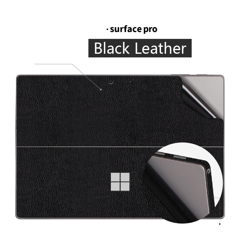 Pre-cut 1PCS Back+Side Skin Sticker Cover For Microsoft Surface Pro 12 11 9 7 6 5 4 3 2 1 Notebook PC