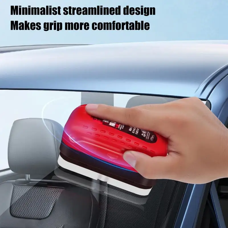 Tablero de limpieza de vidrio, tablero de limpieza de ventanas de vidrio de coche de 120ml, hidrofóbico, reutilizable, protección de revestimiento de vidrio a prueba de lluvia y niebla