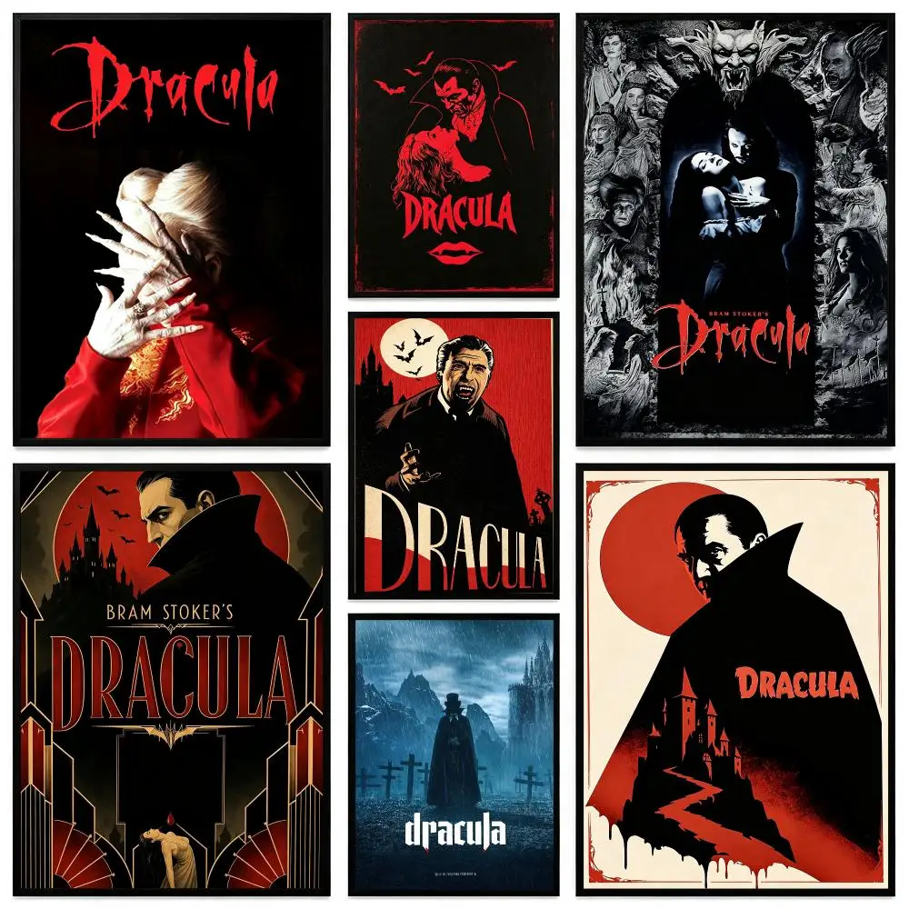 Book Dracula Poster Poster HD Printing Modern Minimalist Style Wall Art Home Decor For Office Bedroom Gift