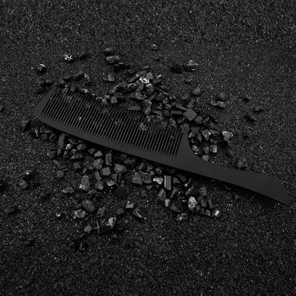 

3Pcs Dual-Purpose Carbon Fiber Hairdressing Comb Two-End Styling Tool Durable for Salon Travel Home Hair Comb