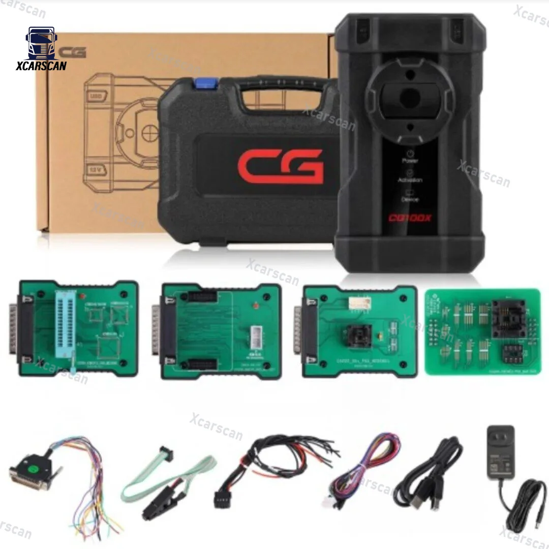 CGDI CG100X Smart Key Programmer Tool with A-i-r-b-a-g Reset Cluster Carlibration and BCM Chip Reading Functions supports MQB