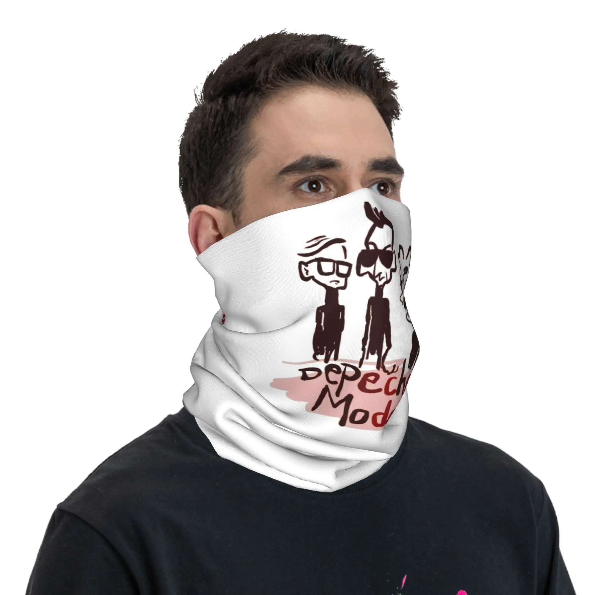 

Depeche Cool Mode Music Violator Bandana Neck Gaiter Printed Wrap Mask Scarf Multifunction Face Mask Cycling Unisex Breathable