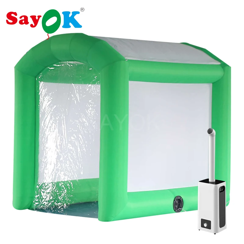 Inflatable Sterilisation Channel Disinfection Tent Inflatable Tunnel With Transparent Curtain For Enterprise Community Protect