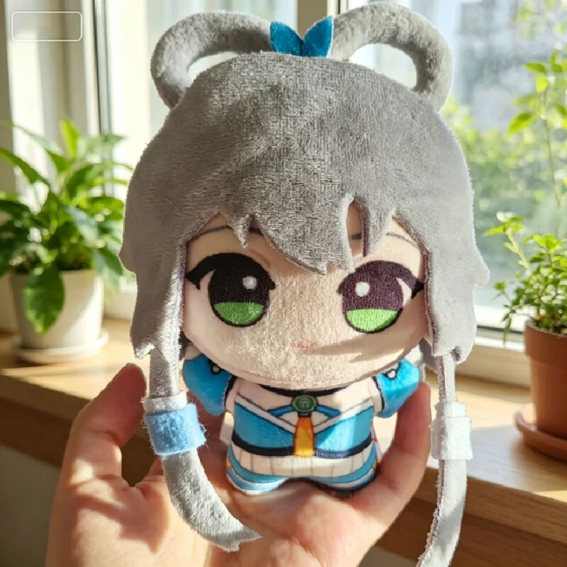 10-センチメートル羅天一ぬいぐるみ綿人形アニメボーカロイドフィギュア-q-バージョンぬいぐるみソフトぬいぐるみかわいいキーホルダーペンダント誕生日ギフト