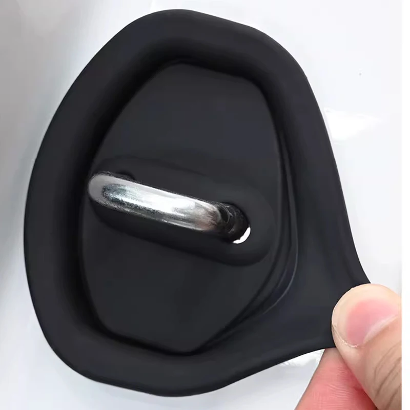 4pcs Silica gel Door Lock Protection Cover for VW Volkswagen Polo Golf 5 6 7 Passat B5 B6 B7 Touran Bora GTI auto accessories