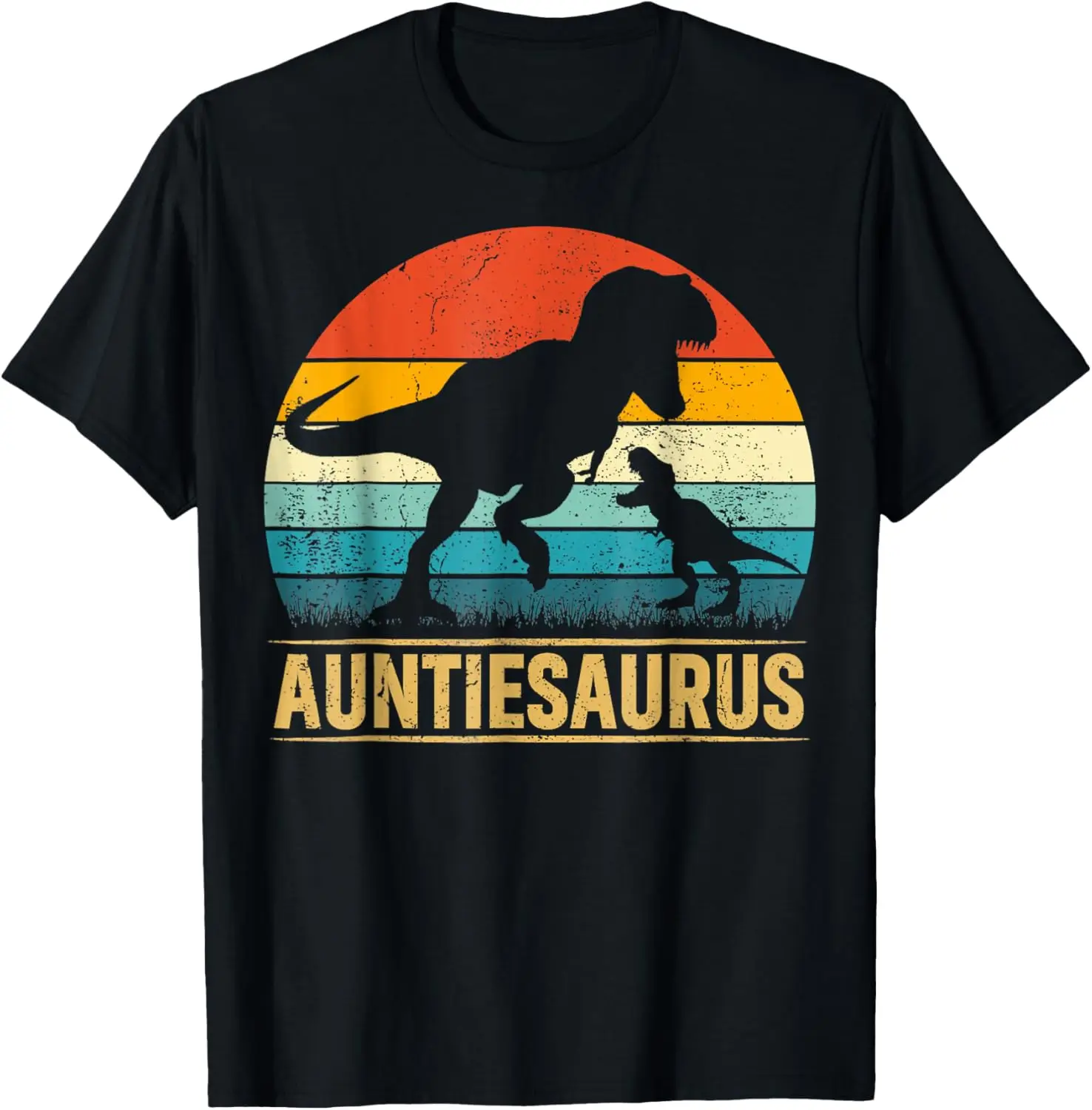 AuntieSaurus T Rex Dinosaur Auntie Funny Mother's Day T-Shirt