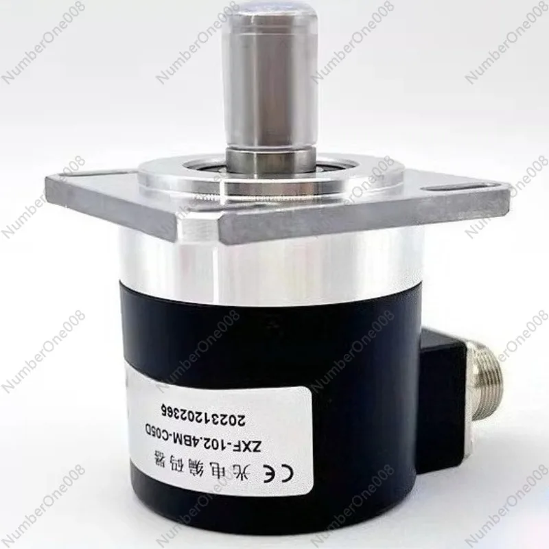 Industrial Spindle Photoelectric Encoder ZXF-102.4BM-C05D 1024 PPR Incremental Rotary Sensor 15mm Solid Shaft IP65 Rating