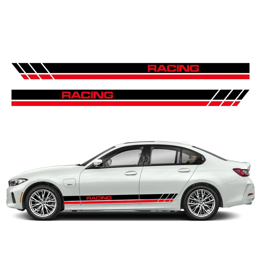 

Для BMW 3 серии E46 E90 F30 E30 E36 M3 E92 F31 G20 E93 F34 G28 Автомобильные гоночные полосатые виниловые наклейки Внешние наклейки Аксессуары