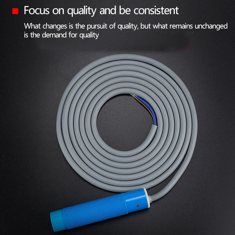 M18 Capacitive Proximity Switch Sensor 24V can detect water glass plastic wood and non-metallic sensing switches
