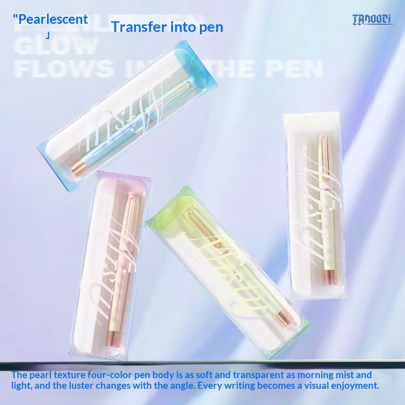 TANOOCI Morning Mist Fountain Pen Gentle Glide Smooth Clear Slender Lines Low Writing Resistance Neat/Clean Handwriting Supplies