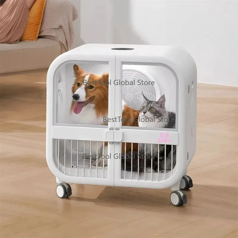 Dry-ing Machine Hot-selling Professional C-at Dryer Box for Dog Grooming EU-R P-ET Aut-omatic Professional Pet Hair
