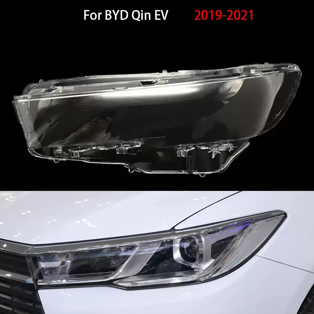 

For BYD Qin EV 2019-2021 Headlamp CoverTransparent Mask Headlight Shell Lens Plexiglass Replace Original Lampshade