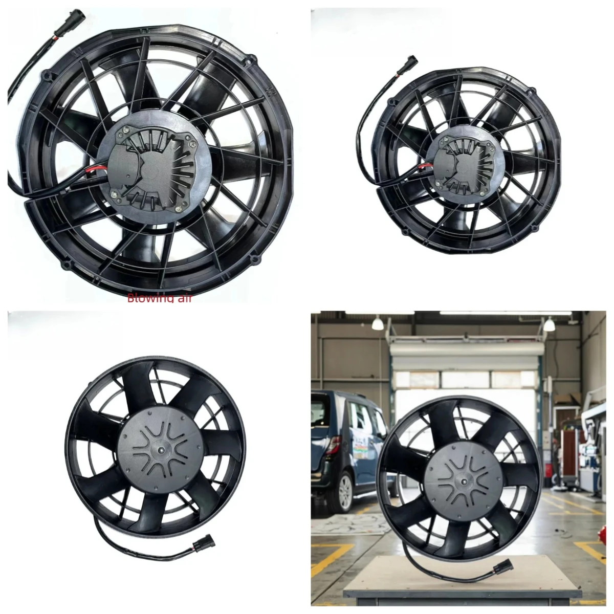 Brushless condenser fans for bus air conditioning cooling systems