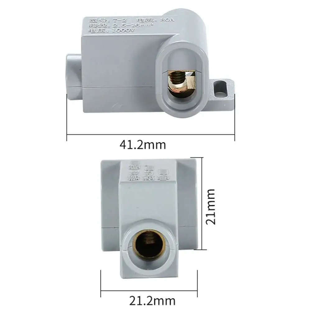 Quick Electrical Cable Splice High Power Quick Terminal Block T-type Wire Connector Small Wiring Connector Electrical