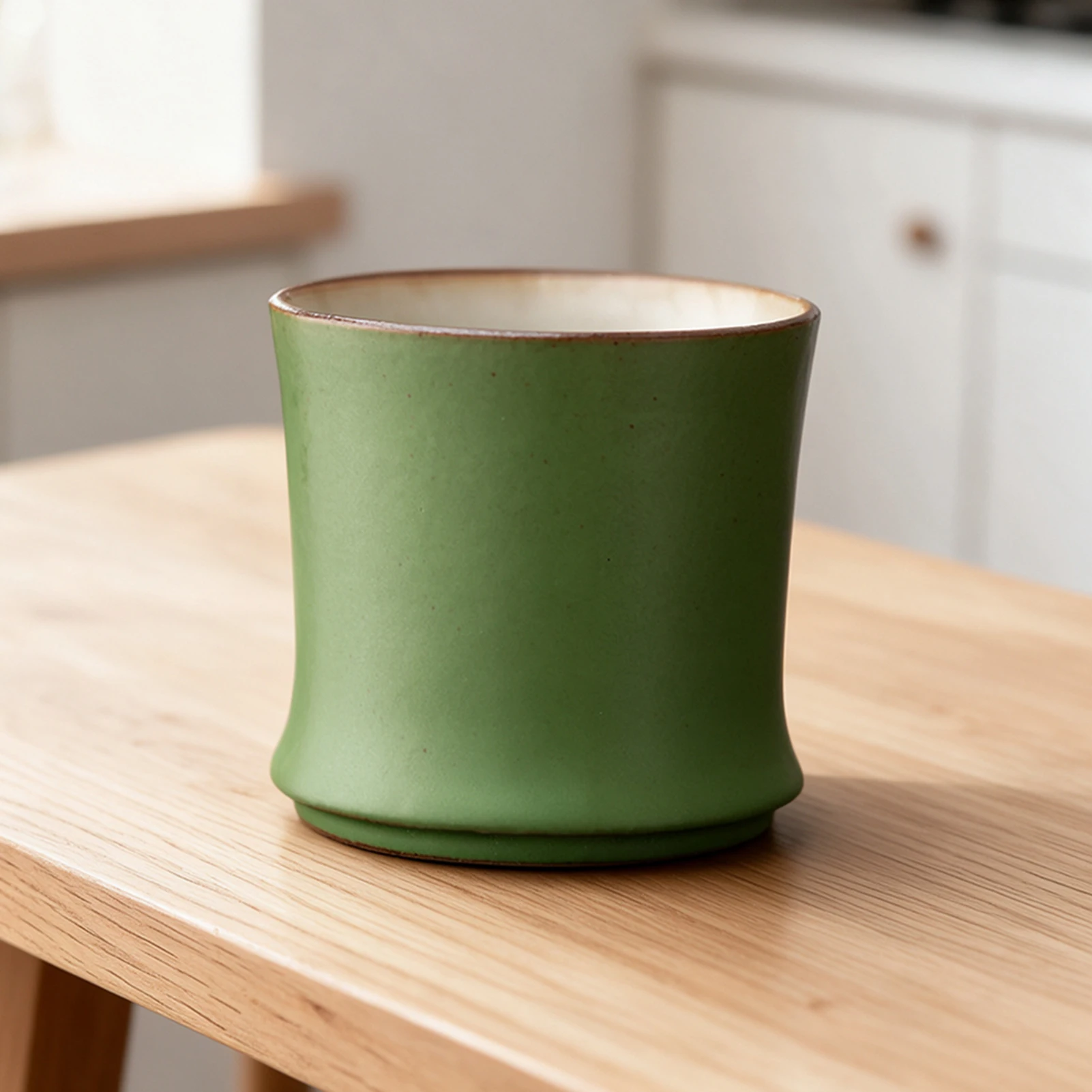 Bamboo-Joint Ceramic Tea Cup Food Grade Dishwasher Safe Ideal For Japanese Tea, Green Tea, Oolong