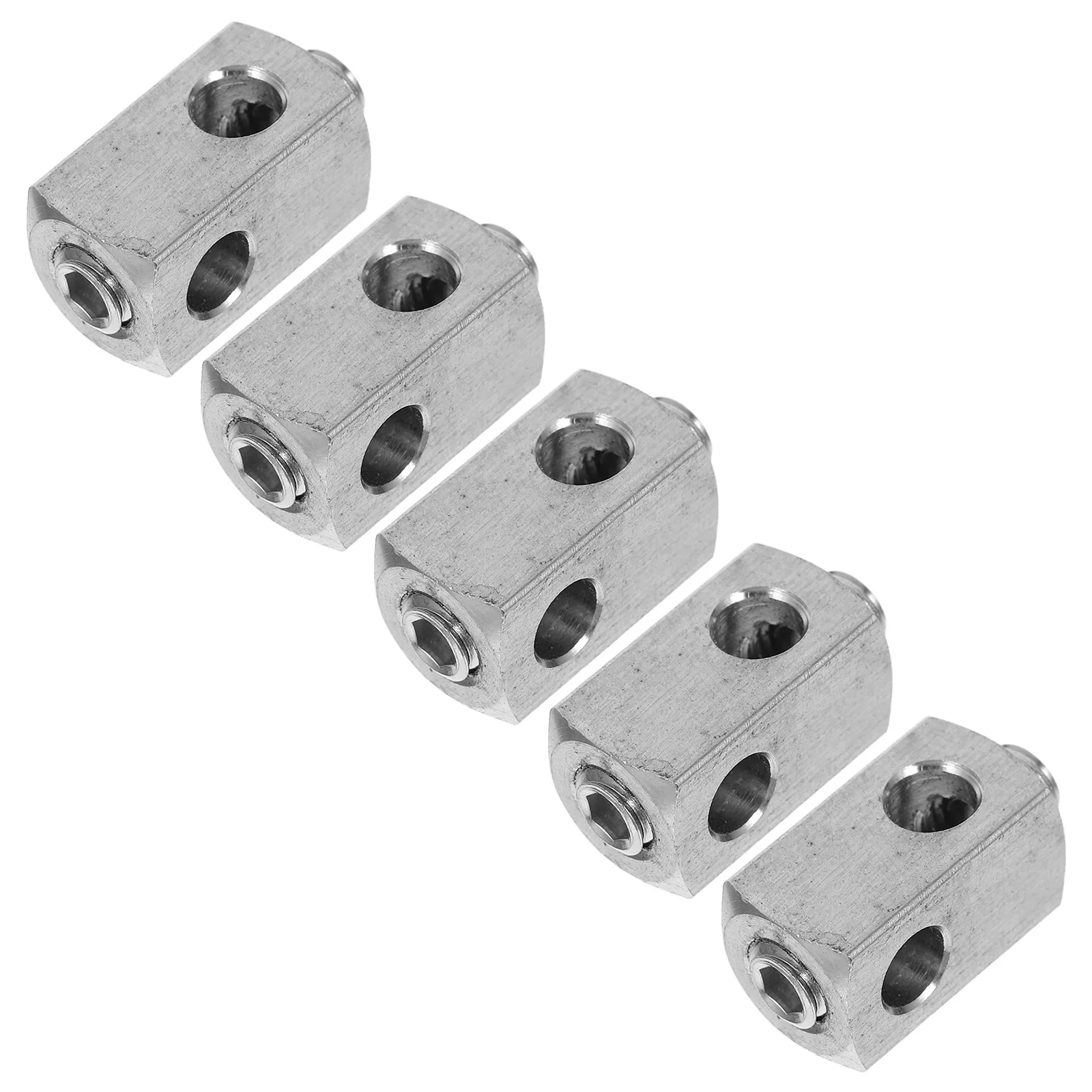 

5Pcs Wire Rope Cable Clamps Stainless Steel Heavy Duty Cross Cable Fastener for Outdoor Railing Trellis System Wall Applications