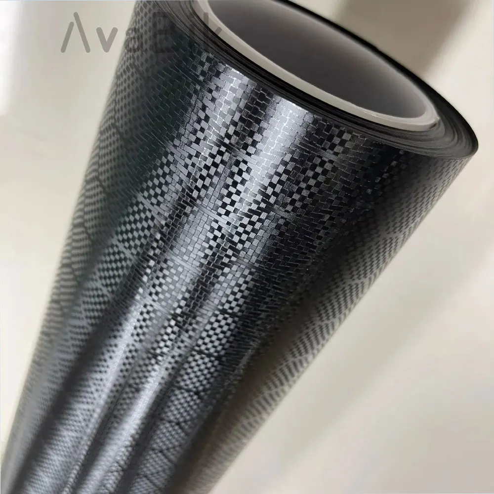 1.52X2/3/18m honeycomb texture PET- Forged Carbon Fiber Vinyl film 5D matte Black Car hood Wrap Sticker Car Body Decals air free