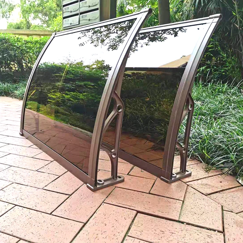 2026 Transparent Polycarbonate Window Awning,front Door Canopy,window Shades Aluminum Bracketpromote sales