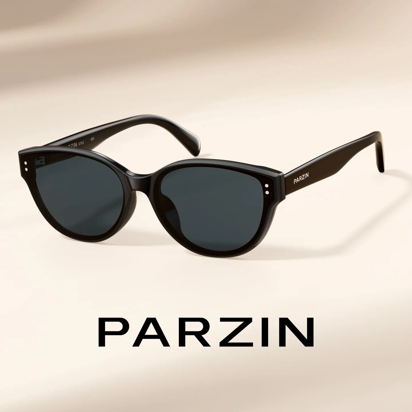 PARZIN  Vintage  Acetate Cat Eye Sunglasses Women UV Protection Ladies Shades Fashion Eyewear  7863
