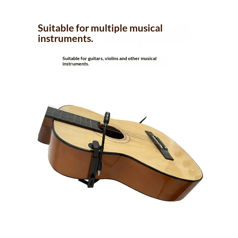 C-1303 Telescopic Bass Clamp Tuning Guitar Microphone Clip Cello Mic Stand Musical Instrument Accessory Holder Braket