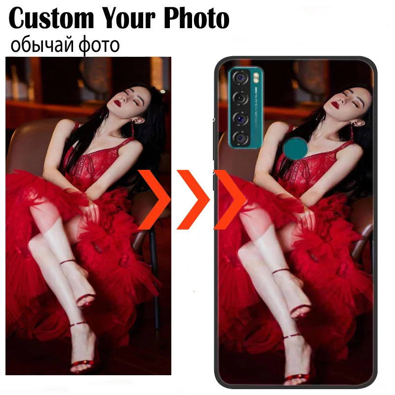 Customized Phone Cases For TCL 20 SE T671h 6165A 6165h 20B 20S 20L 20E 20R TCL 30 SE DIY Cover Design Photo Picture Image Fundas