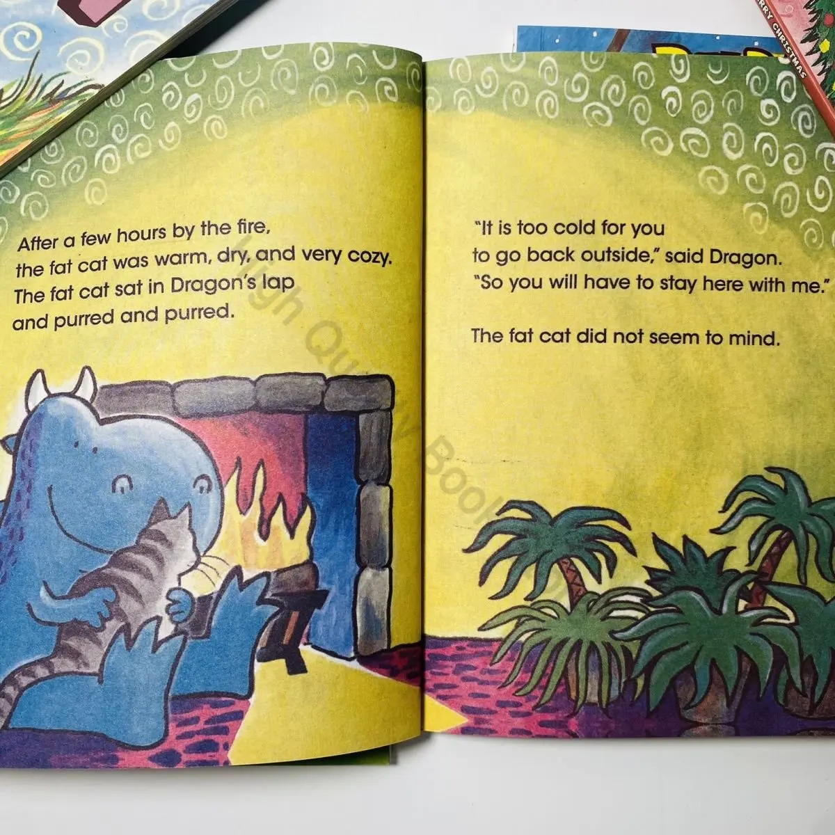 Juego de 5 libros en inglés para niños, juego de libros de lectura con diseño de dinosaurio gordo