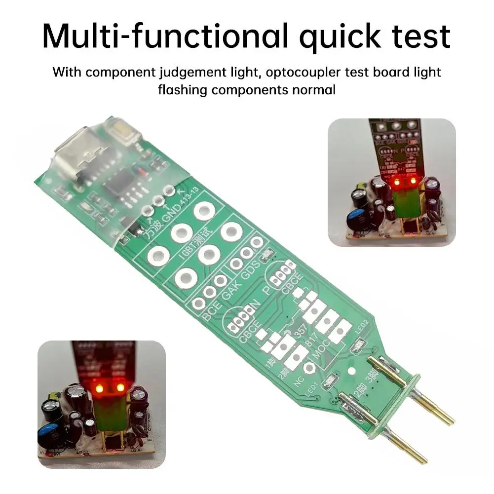 

Battery Powered Electronic Repair Tool Supports Various Components Built-in Protection Board For 4-pin Optocoupler