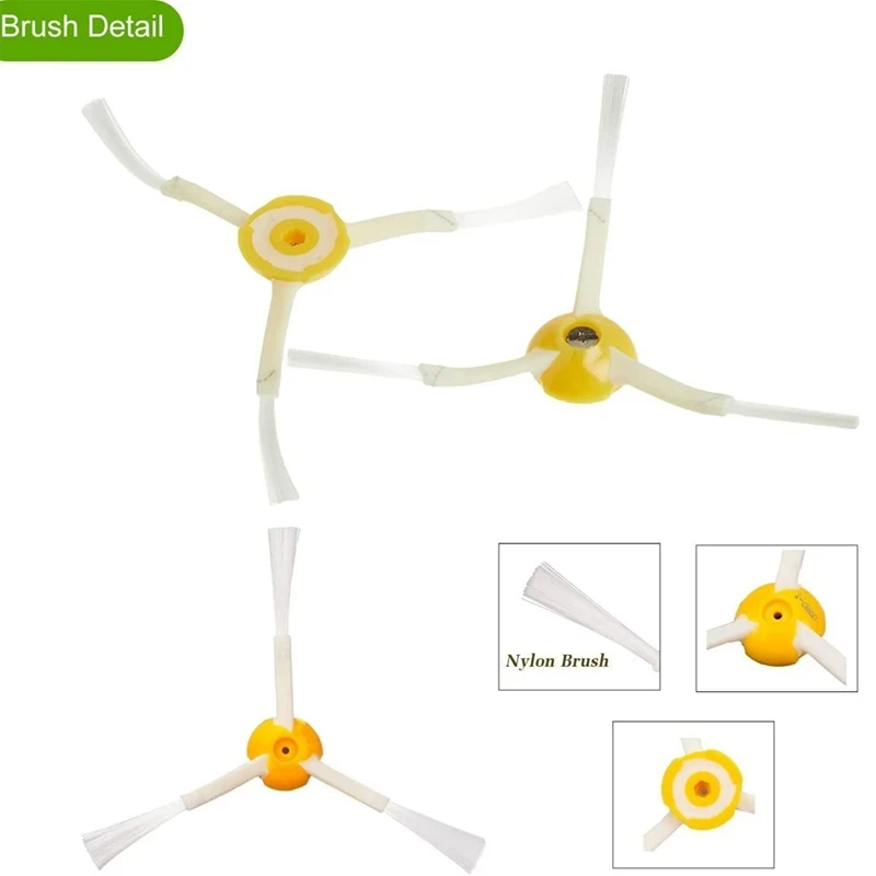 Cepillo الجانبي الرئيسي الفقرة IRobot Roomba، filtro Hepa، fregona، trapo، 850، 860، 861، 866، 870، 880، 890، 960، 980، 981، 985