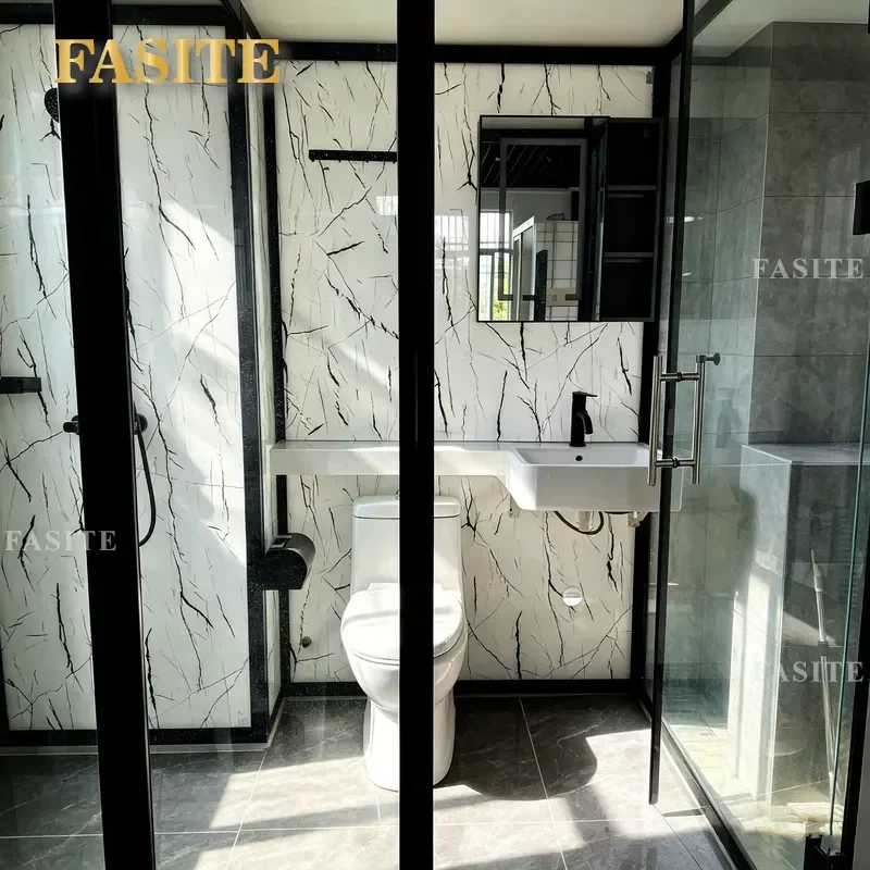 For Hotel Apartment Hospital  Integrated Shower Room Waterproof Modular Bathroom Unit Durable Easy Install Space Saving