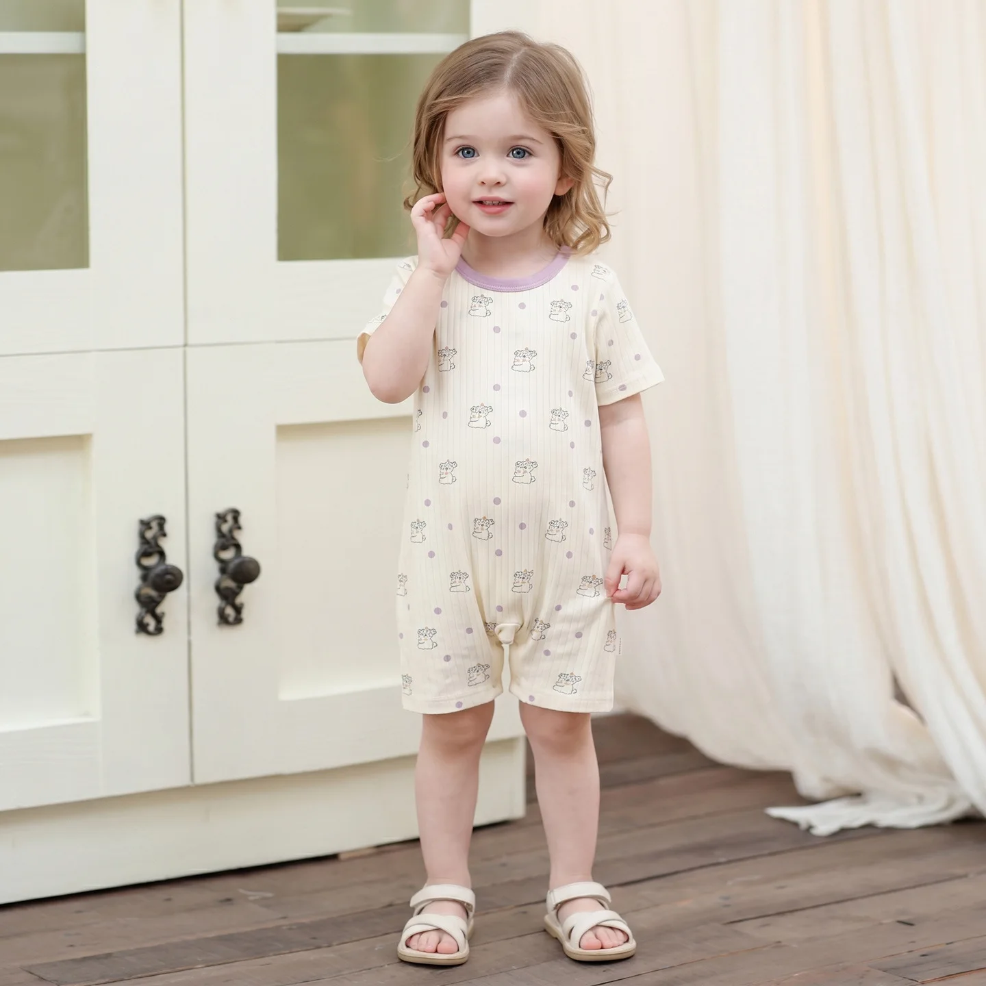 Summer Children's Loungewear New Short-sleeved Pajamas Summer Air-conditioning Clothes