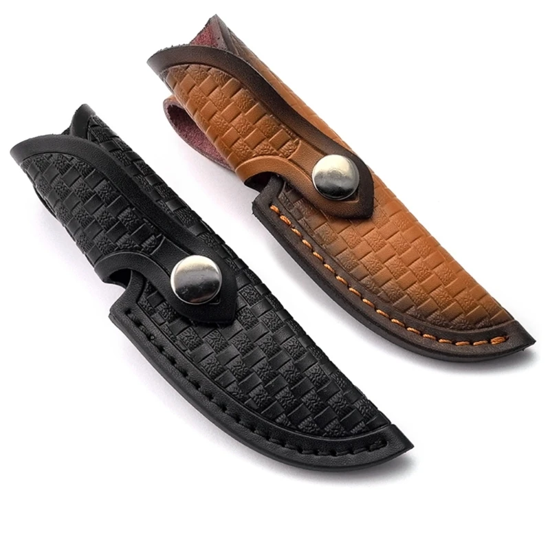 

Leathers Knife Holsters Pocket Knife Sheath Handmade Pouches Straight Knife Holder Outdoor Carry Sheath Tool Easy to Use