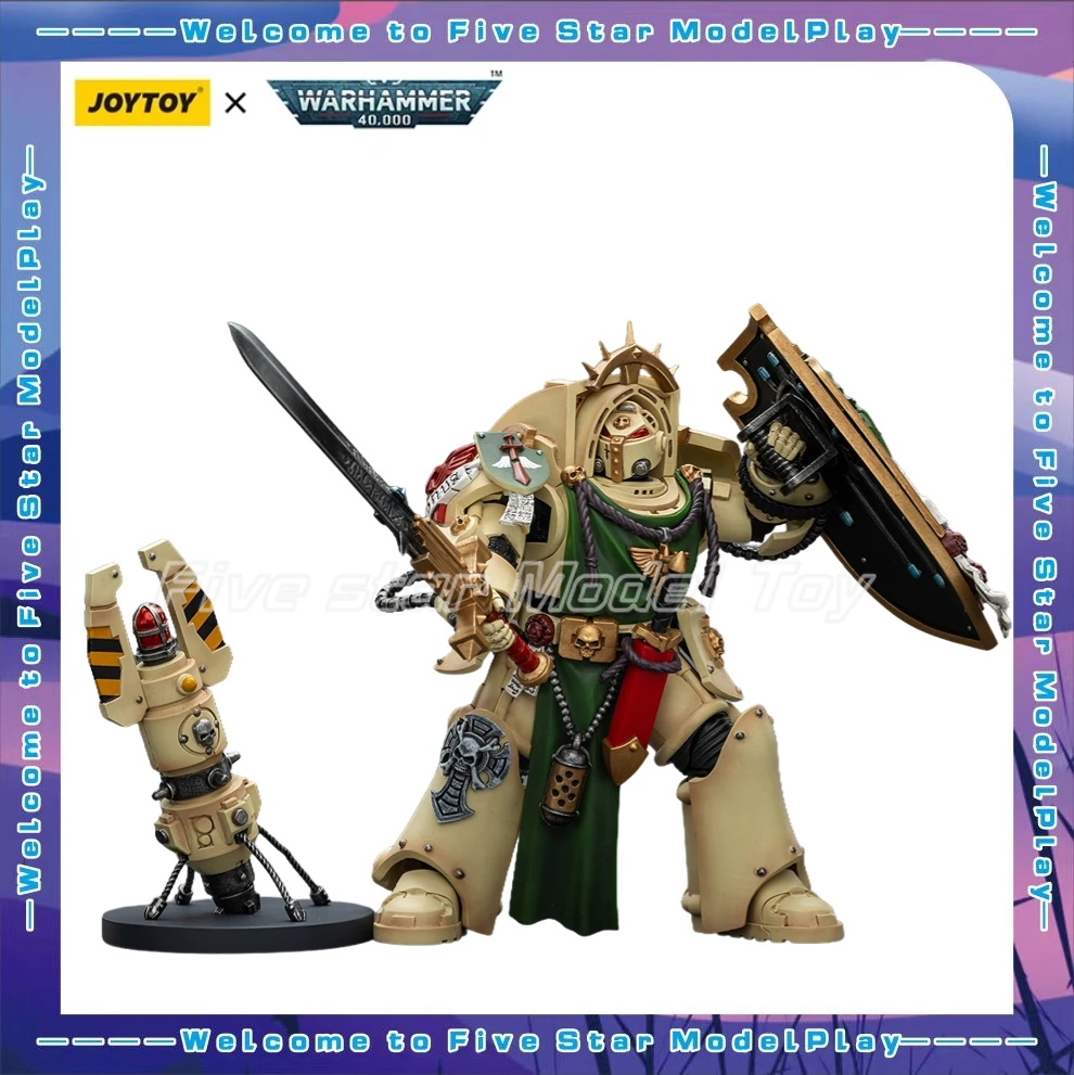 

【FS】JOYTOYS Warhammer 40K Scale 1/18 Action Figures Dark Angels Deathwing Knight 1 Models Toys Gifts
