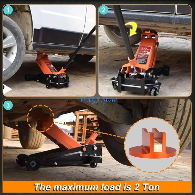 

37JE Pinch Weld Frame Adapters Slotted Pinch Weld Pad Stable Support Frame