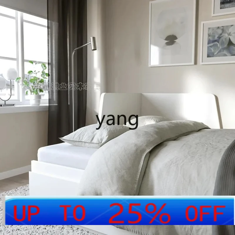 

LMM Solid Wood Collapsible Multi-Functional Push-Pull Storage Sitting and Lying Foldable Bed