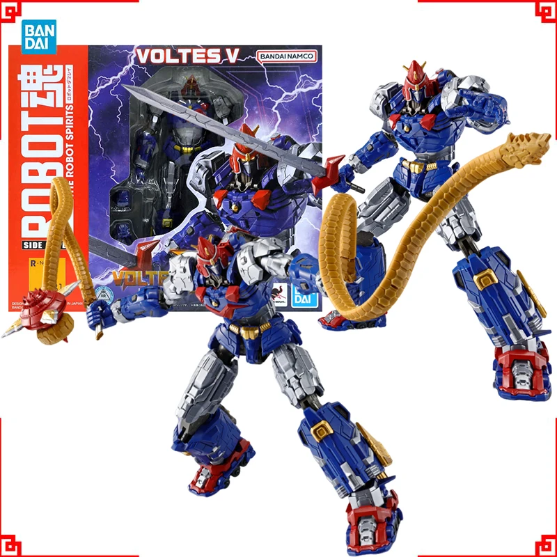 

Bandai Voltes V Model Kit Roboto Spirits Voltes V Legrcy Anime Figure Building Kit Collectibles Action Figures Toys For Boy Gift