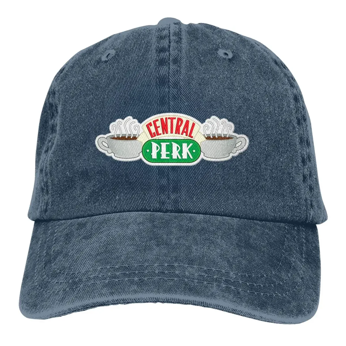 Classic Cotton Central-Perk Friends Tv Show Baseball Caps Fashion Distressed Washed Sun Cap Unisex Outdoor Caps Hat Gift