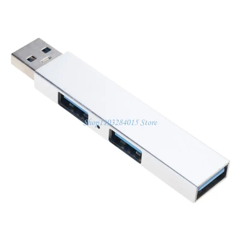 R6FF Efficiency USB C Hub 3Ports USB3.0 Hub for 5Gbps Data Transfer USB2.0 480Mbps