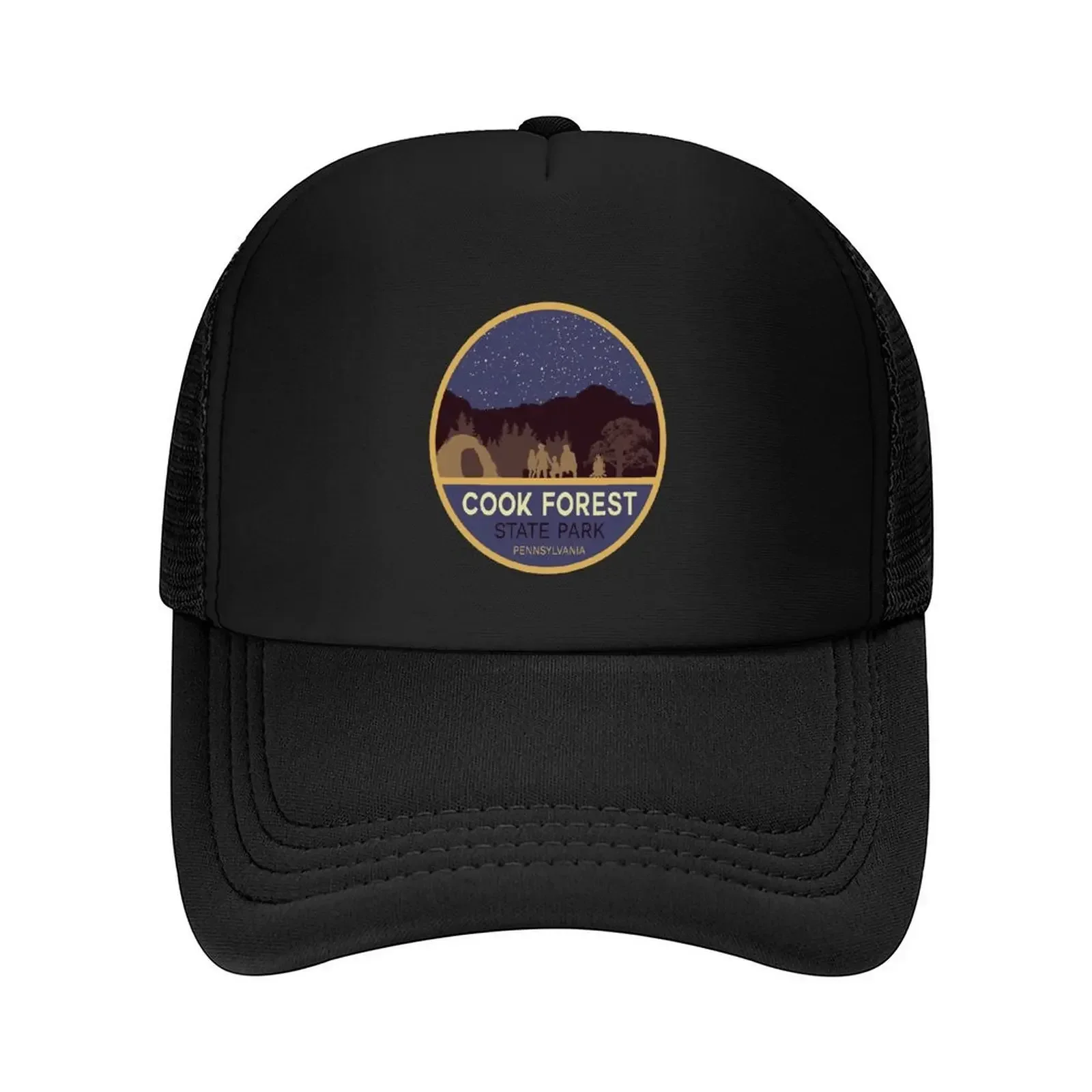 New Cook Forest SP Family Camp Baseball Cap tea Hat Hat Baseball Cap Beach Beach Bag For Man Women's