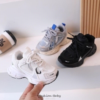 Spring/Autumn Breathable Mesh Casual Shoes for Boys Girls Kids Sneakers Footwears Flats Sport Running Shoes 3 Color