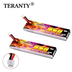 1-6pcs 1S 650mAh 3.8V 60C HV Lipo battery PH2.0 Plug For FPV Racing Drones EMAX mobula7 Quadcopter Spare Parts