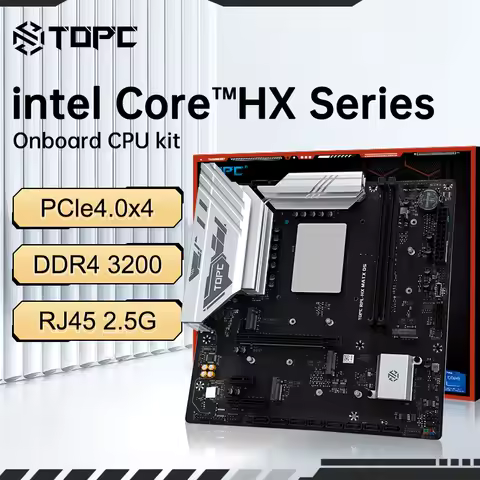 TOPC intel core i9-14900HX i9-13980HX MATX motherboard DDR4 with 2.5G LAN Support DIY High Performance Budget Gaming Builds PC