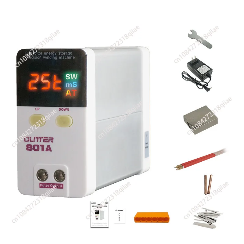 Аппарат для точечной сварки с аккумулятором GLITTER 801A, никелевая полоса, сварочный аппарат для литиевой батареи DIY18650, нержавеющая сталь. Утюг. Никель.точечная сварка металла