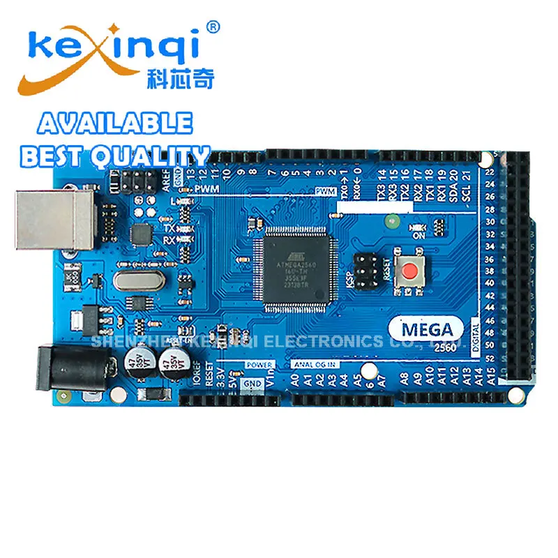 MEGA2560 MEGA 2560 R3 (ATmega2560-16AU CH340G) AVR USB Board Development Board For Arduino USB Cable